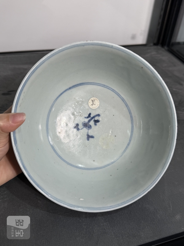 清雍正青花螭龙纹大碗 - 图8